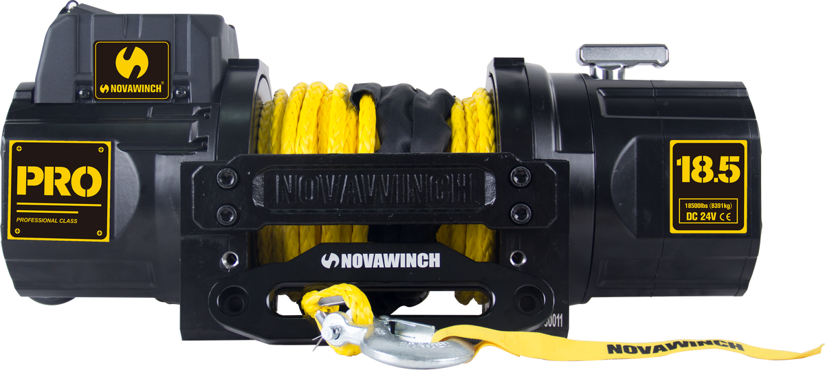 Novawinch PRO 18,500lbs 12v Winch with Synthetic Rope