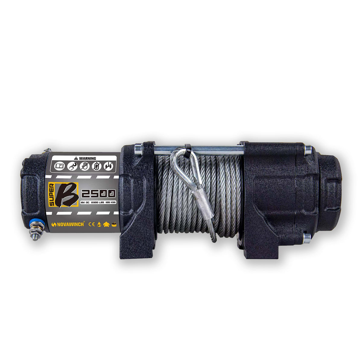 Novawinch Super B 12v Winch for ATV/SxS/trailers and utility - Standard Mounting