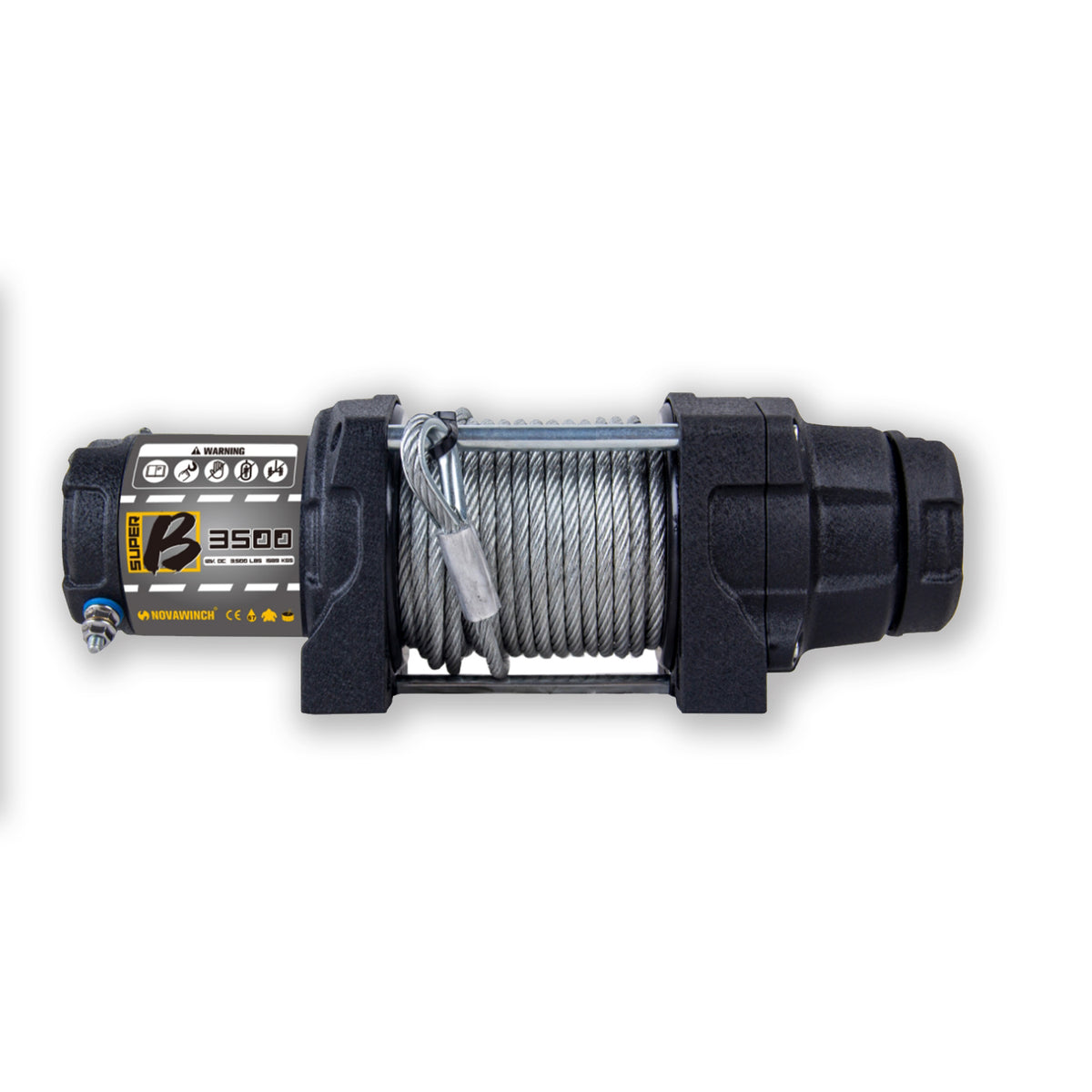Novawinch Super B 12v Winch for ATV/SxS/trailers and utility - Standard Mounting