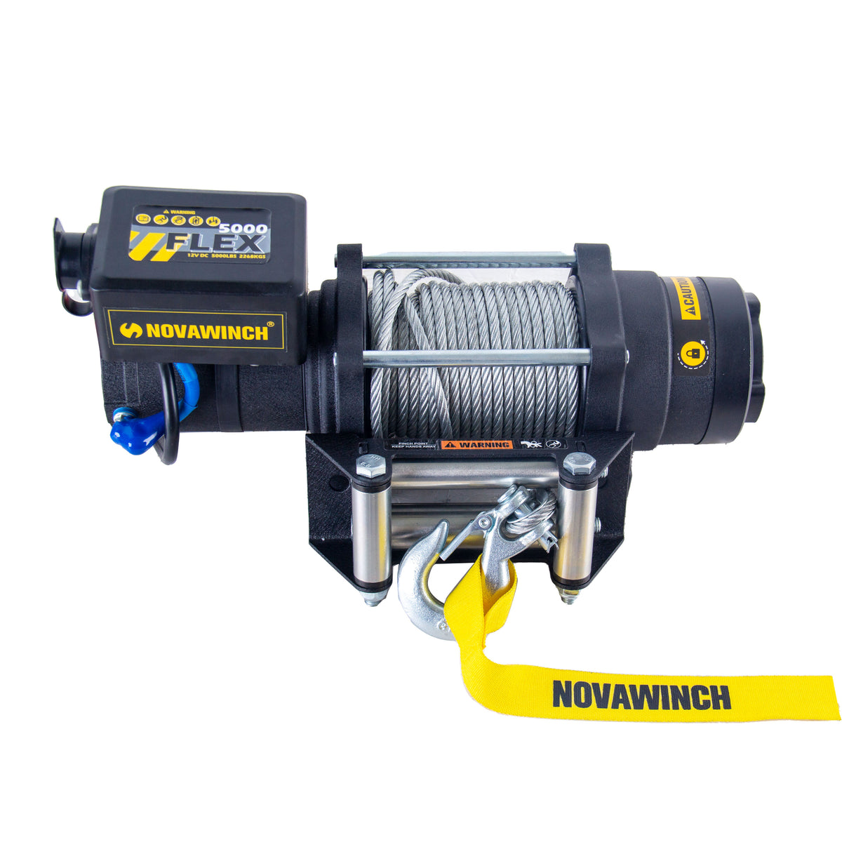 Novawinch FLEX 5000 Trailer Winch Utility Winch, 12v, 5,000 lbs capacity