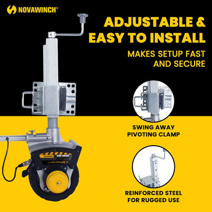 Novawinch Mini Mover 3 PLUS- Foldable Electric Powered Trailer dolly, 12v - 6,000 lbs capacity (Copy)